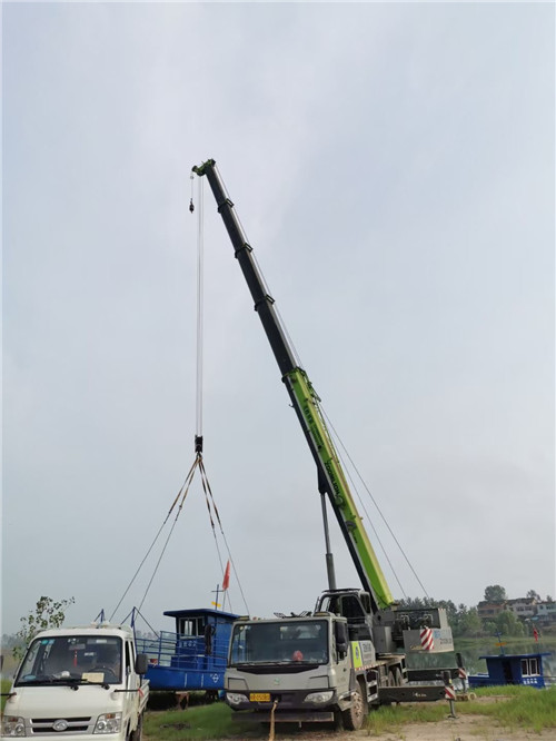 晋源区桥梁建设吊装案例